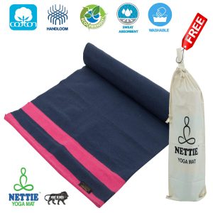 Buy online eco-friendly cotton yoga mats at the best price with free shipping