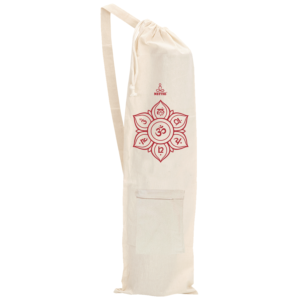 NETTIE Yoga mat Bag Cotton Carry Bag with Pocket, Strap
